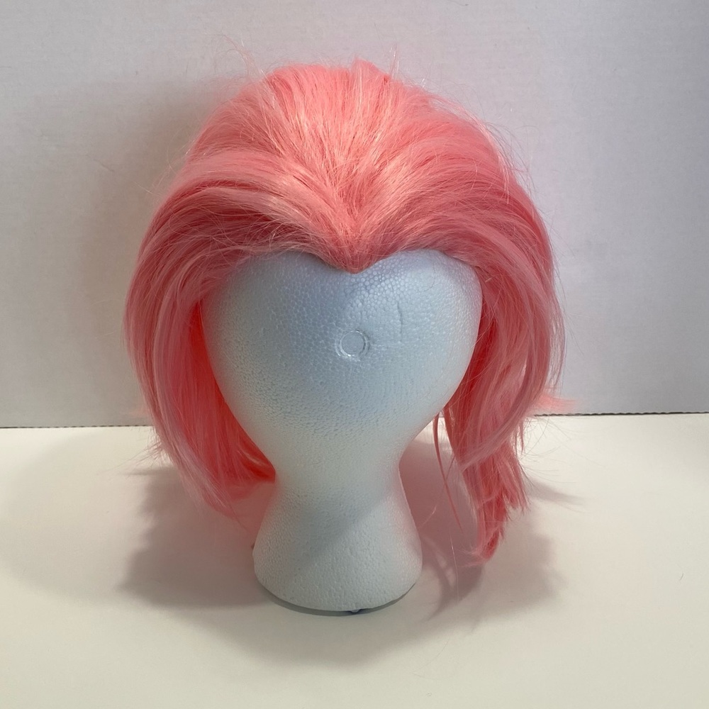Cosplay Halloween costume wig pink short hair